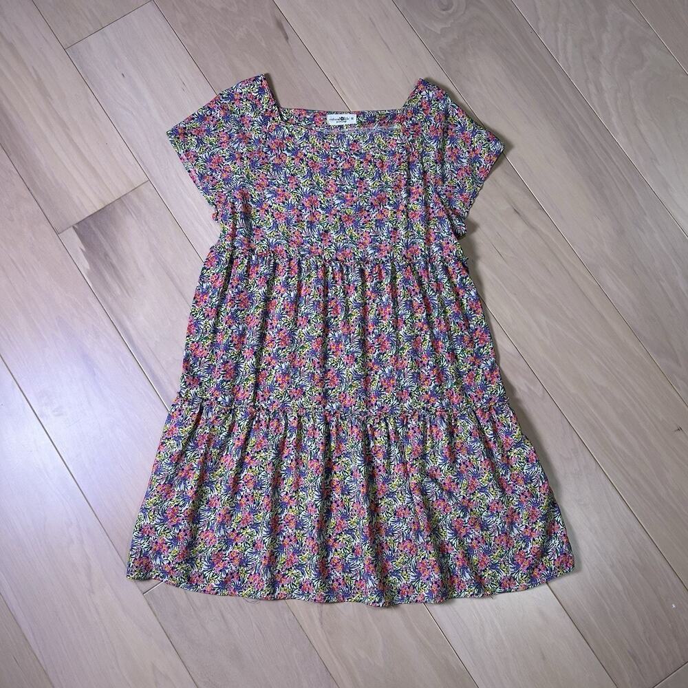 Natural Life Berkley Floral Dress Short Sleeve Women’s Medium